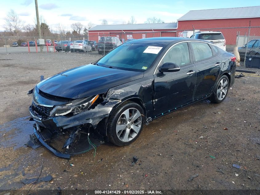 VIN 5XXGT4L3XKG307745 2019 KIA Optima, S no.2