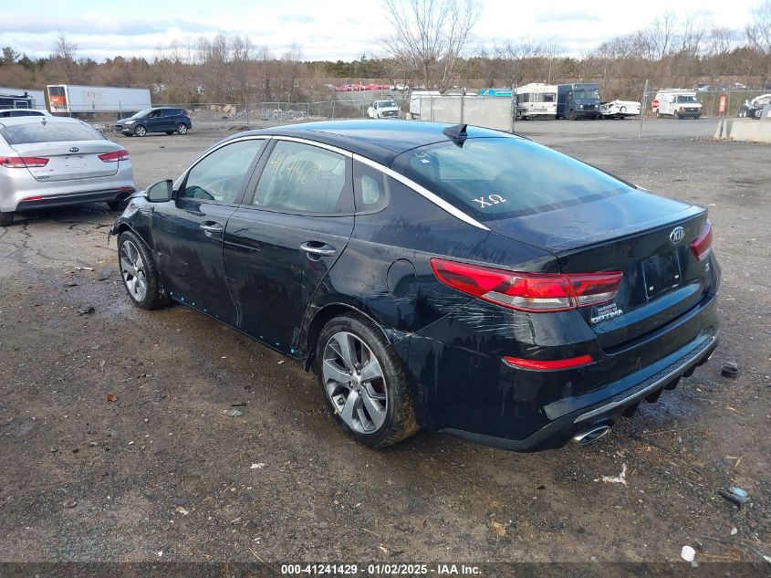 VIN 5XXGT4L3XKG307745 2019 KIA Optima, S no.3