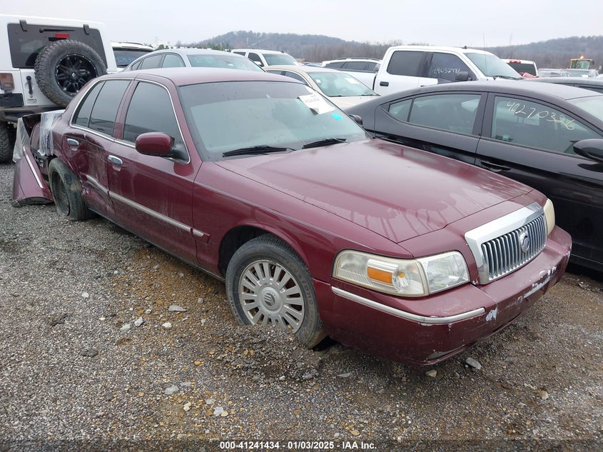 2008 Mercury Grand Marquis Ls brown sedan flexible 2MEFM75V68X620164 photo #1