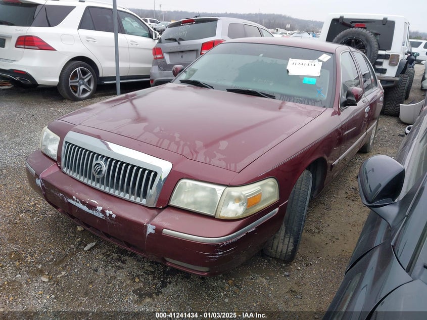 2008 Mercury Grand Marquis Ls brown sedan flexible 2MEFM75V68X620164 photo #3
