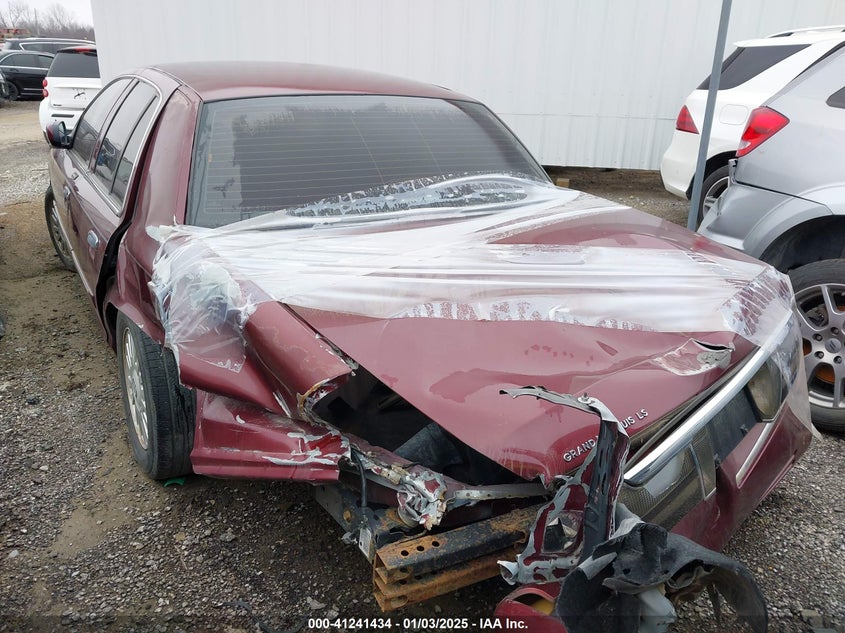 2008 Mercury Grand Marquis Ls brown sedan flexible 2MEFM75V68X620164 photo #4