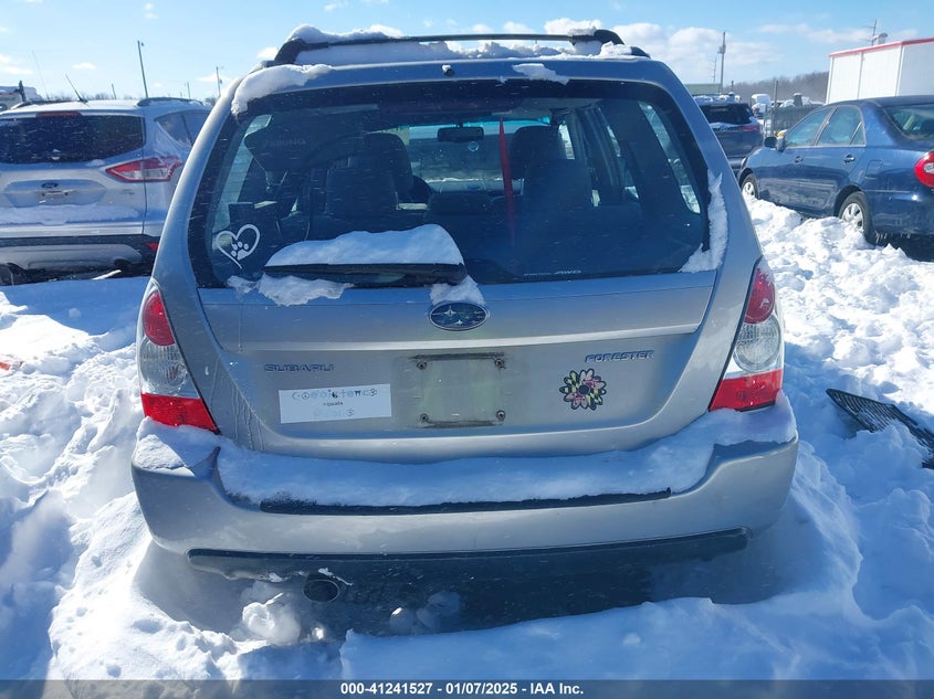 2007 SUBARU FORESTER VIN: JF1SG65687H732558