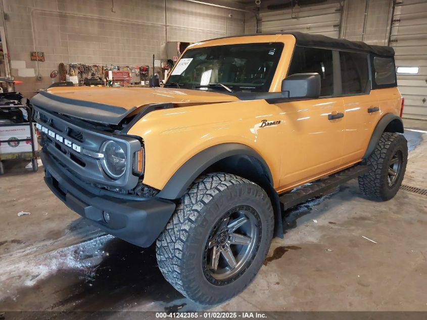 2022 Ford Bronco Big Bend VIN: 1FMDE5BH8NLB16812 Lot: 41242365