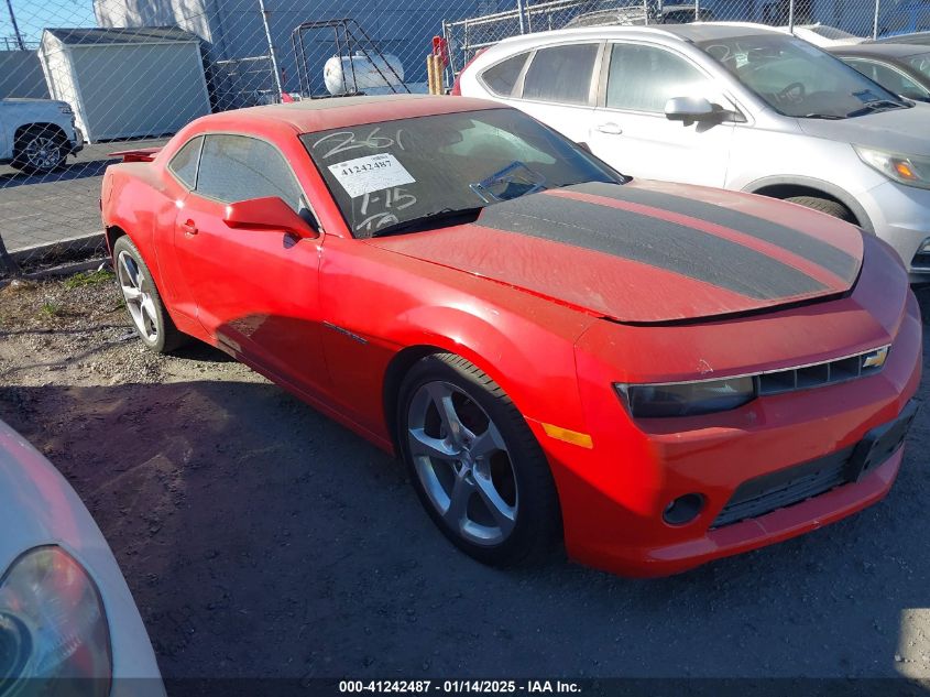 VIN 2G1FC1E34E9148040 2014 Chevrolet Camaro, 2LT no.1