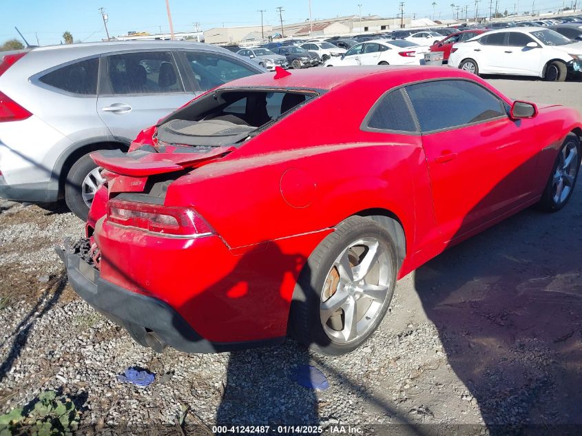 VIN 2G1FC1E34E9148040 2014 Chevrolet Camaro, 2LT no.4