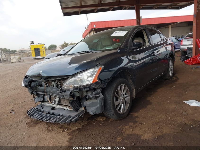 VIN 3N1AB7AP1DL719496 2013 Nissan Sentra, SV no.2