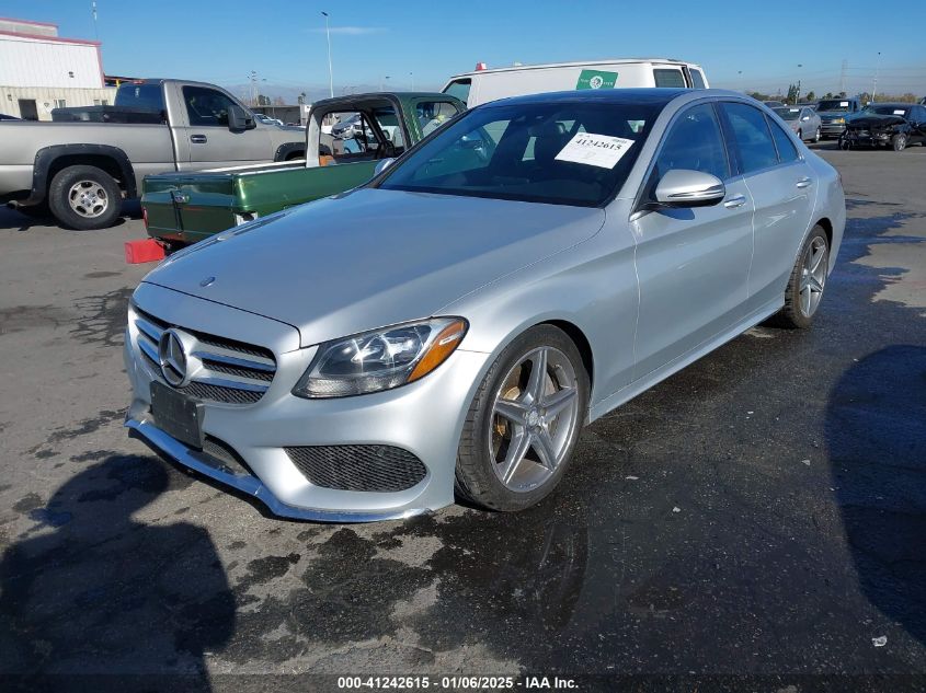 VIN 55SWF4JB9GU157116 2016 Mercedes-Benz C-Class, C... no.2