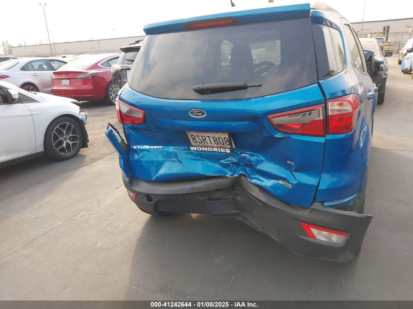 2019 Ford Ecosport Se VIN: MAJ3S2GE3KC264728 Lot: 41242644