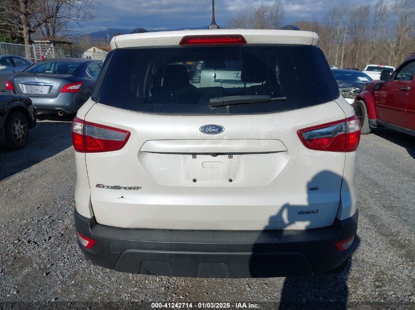 2018 Ford Ecosport Se VIN: MAJ6P1UL3JC171136 Lot: 41242714