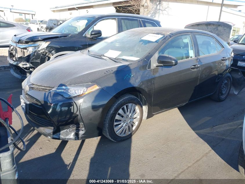 VIN 2T1BURHE0HC870799 2017 Toyota Corolla, LE no.2