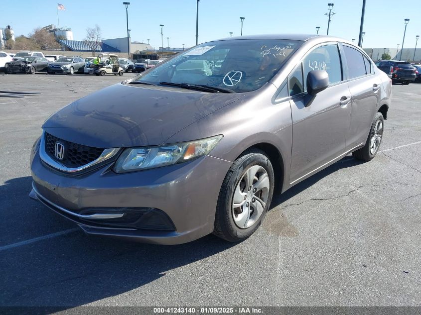 VIN 19XFB2F58DE292190 2013 Honda Civic, LX no.2