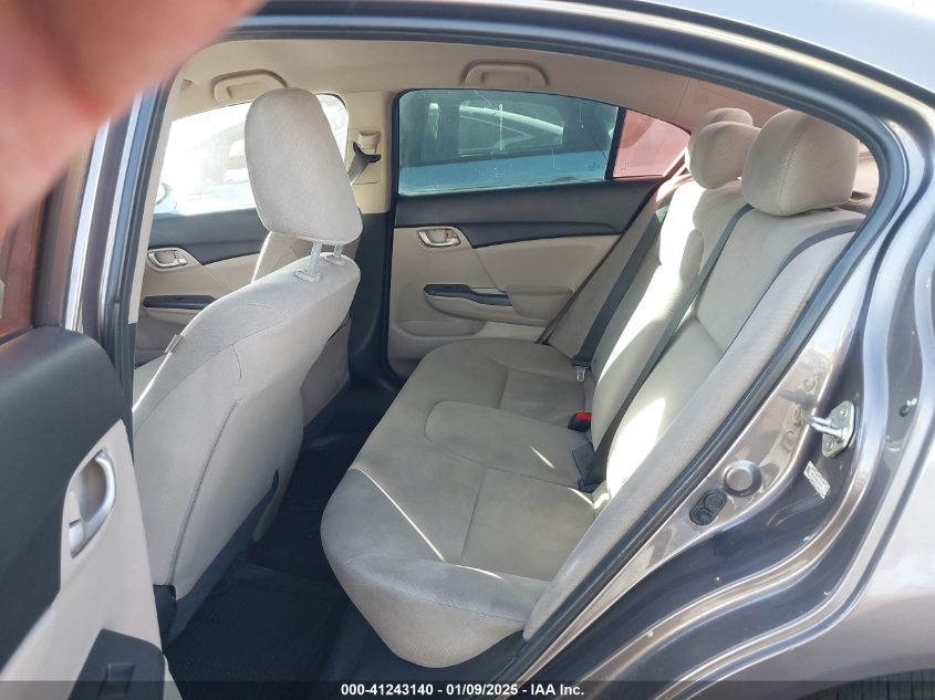 2013 Honda Civic Lx VIN: 19XFB2F58DE292190 Lot: 41243140