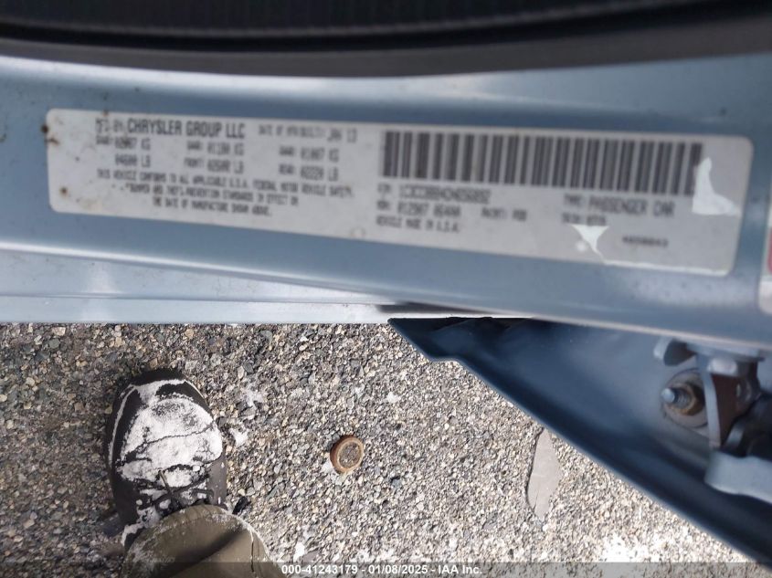 2013 Chrysler 200 VIN: 1C3CCECE4BN656892 Lot: 41243179