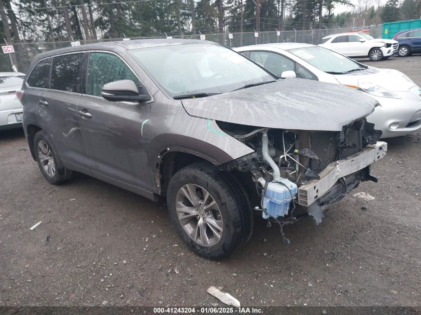 2015 TOYOTA HIGHLANDER LE PLUS V6 - 5TDBKRFH0FS201181