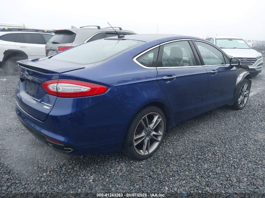 VIN 3FA6P0D91ER186336 2014 Ford Fusion, Titanium no.4