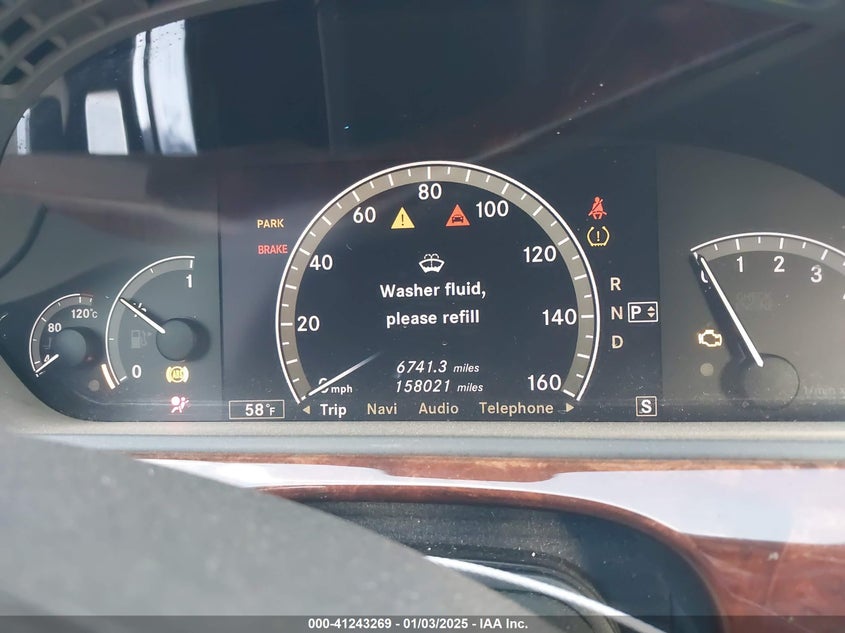 2007 MERCEDES-BENZ S CLASS VIN: WDDNG71X07A123832