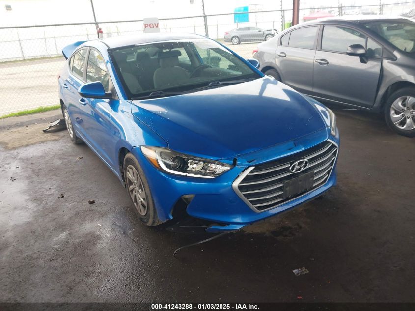 VIN KMHD74LF4HU118556 2017 HYUNDAI ELANTRA no.1