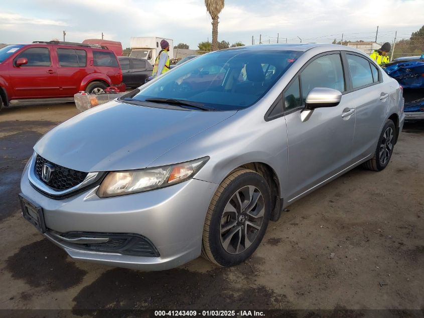 VIN 19XFB2F80EE259633 2014 HONDA CIVIC no.2