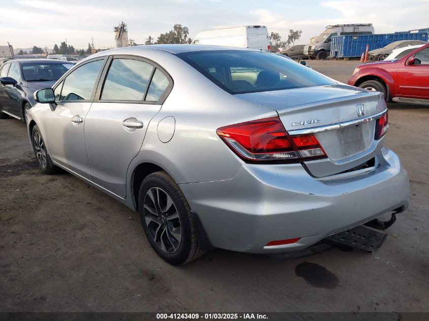 VIN 19XFB2F80EE259633 2014 HONDA CIVIC no.3