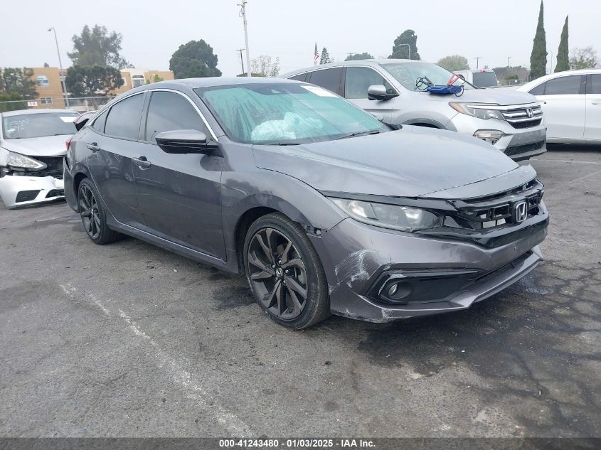 VIN 2HGFC2F82MH560079 2021 Honda Civic, Sport no.1