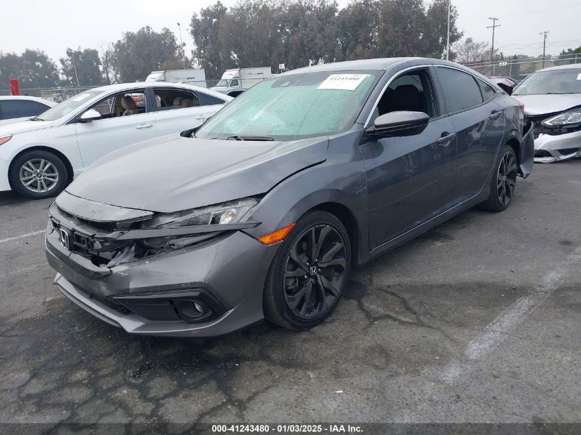 VIN 2HGFC2F82MH560079 2021 Honda Civic, Sport no.2