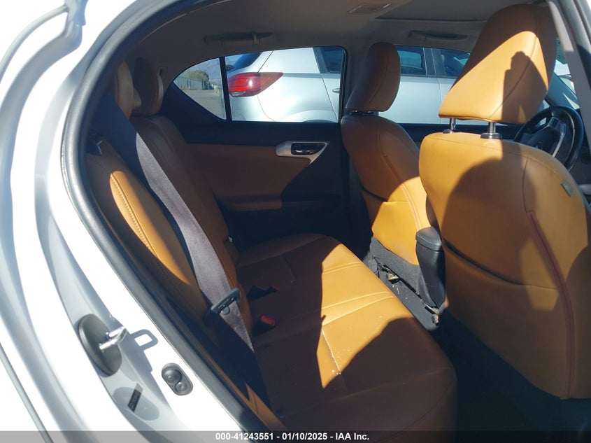 2013 LEXUS CT 200H VIN: JTHKD5BH3D2167619