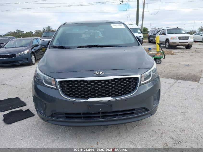 VIN KNDMB5C15H6314197 2017 KIA SEDONA no.12