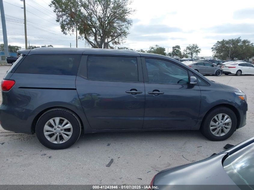 VIN KNDMB5C15H6314197 2017 KIA SEDONA no.13