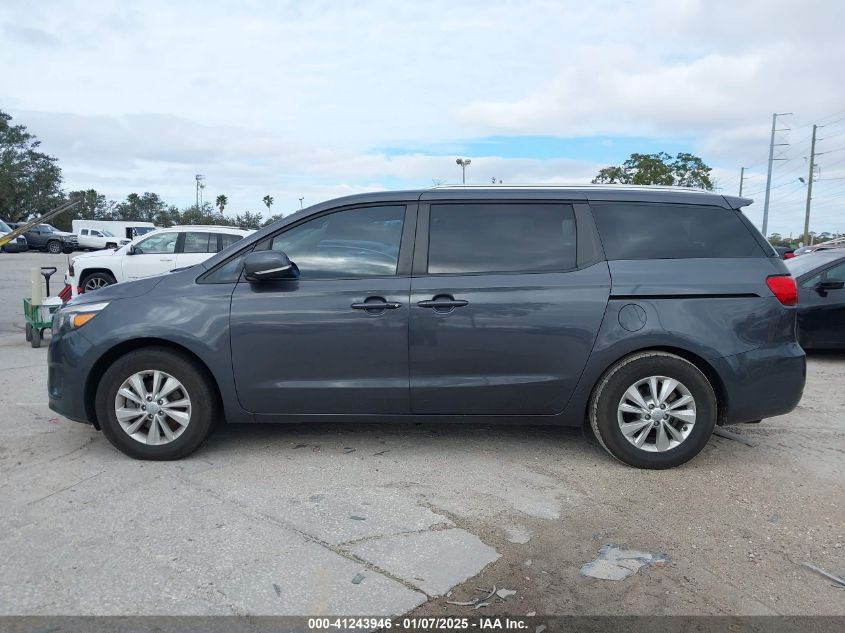 VIN KNDMB5C15H6314197 2017 KIA SEDONA no.14