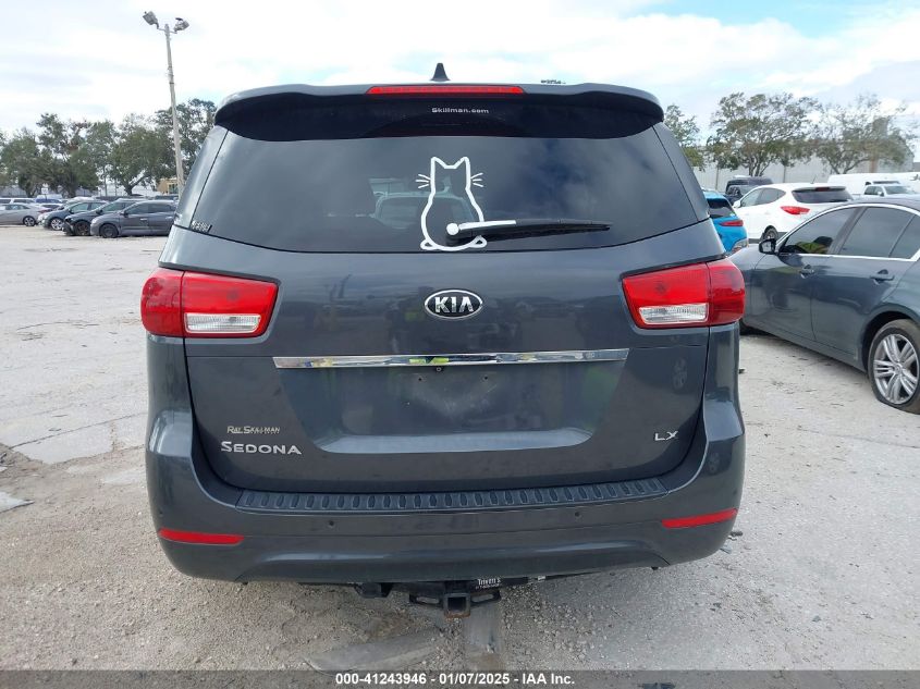 VIN KNDMB5C15H6314197 2017 KIA SEDONA no.16