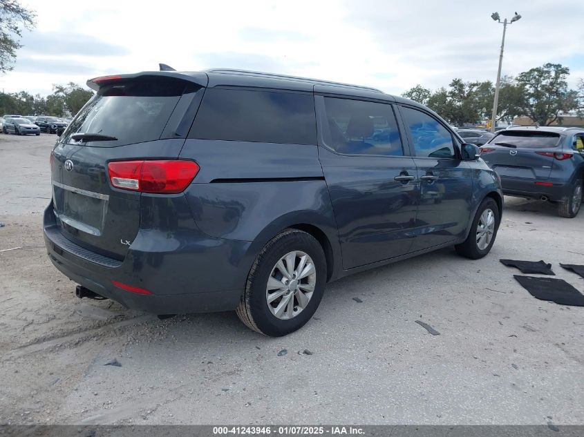 VIN KNDMB5C15H6314197 2017 KIA SEDONA no.4