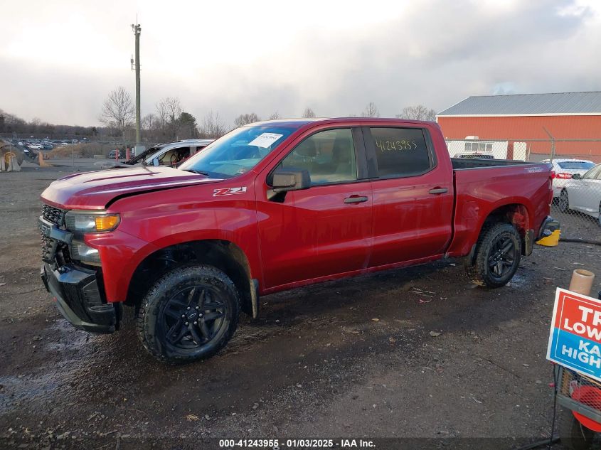 2019 CHEVROLET SILVERADO 1500 CUSTOM TRAIL BOSS - 1GCPYCEF8KZ344969