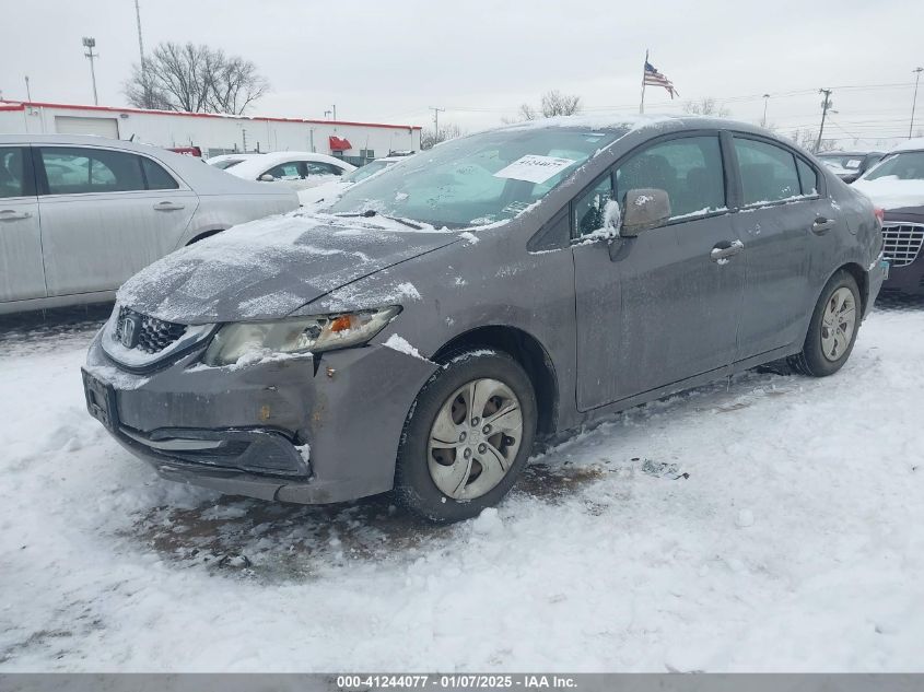 VIN 19XFB2F52DE064623 2013 Honda Civic, LX no.2