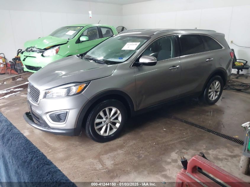 2016 Kia Sorento 2.4L Lx VIN: 5XYPG4A32GG030616 Lot: 41244150