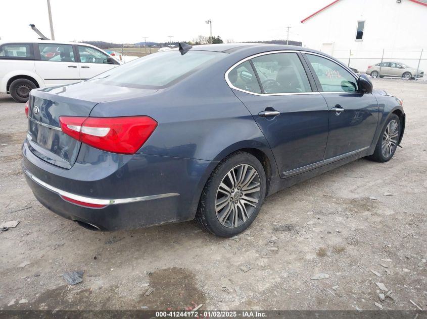 VIN KNALN4D74E5125829 2014 KIA CADENZA no.4