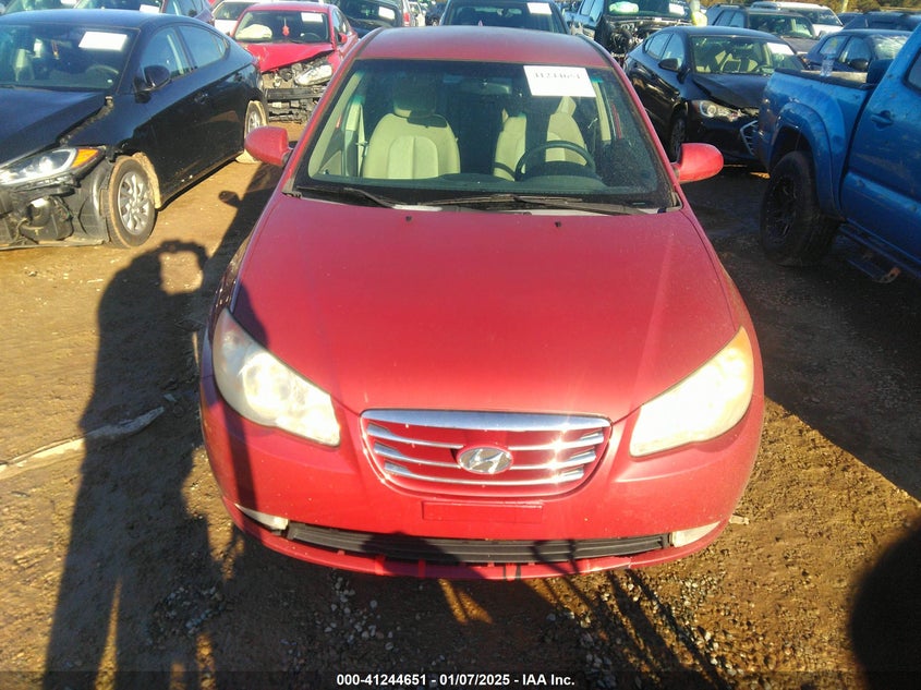 2010 HYUNDAI ELANTRA VIN: KMHDU4AD2AU936321