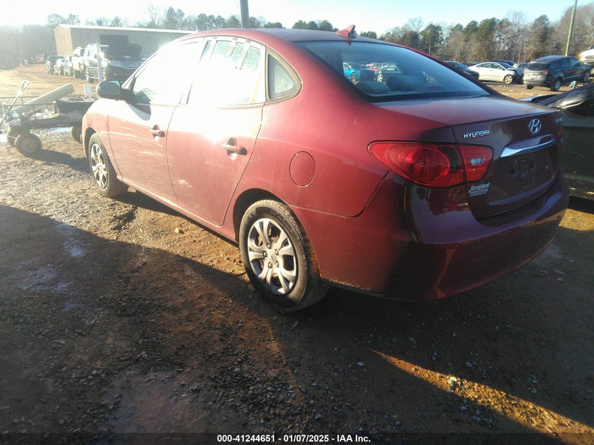 2010 HYUNDAI ELANTRA VIN: KMHDU4AD2AU936321