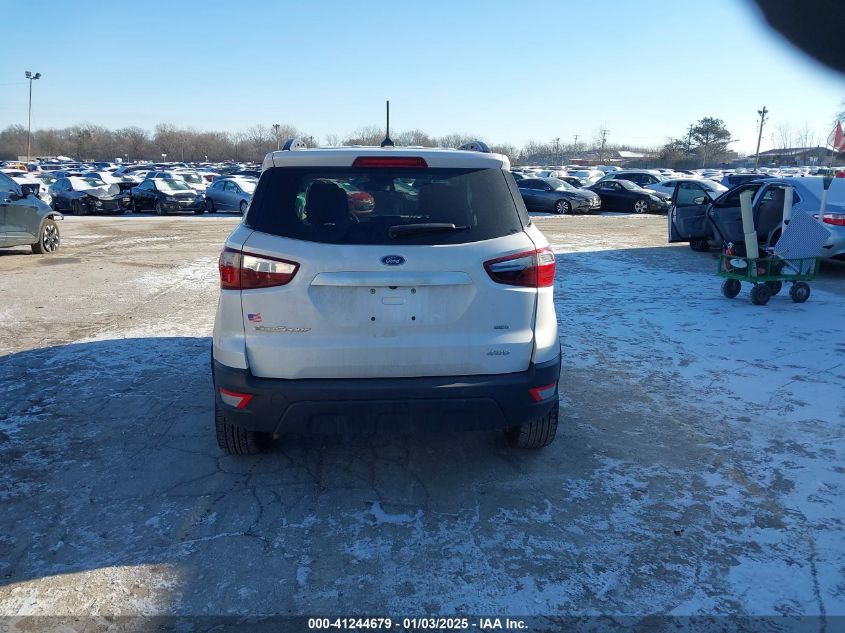 2018 Ford Ecosport Ses VIN: MAJ6P1CL2JC210588 Lot: 41244679