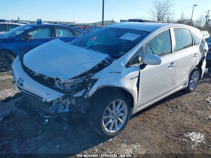 VIN JTDZN3EU5D3272599 2013 TOYOTA PRIUS V no.2