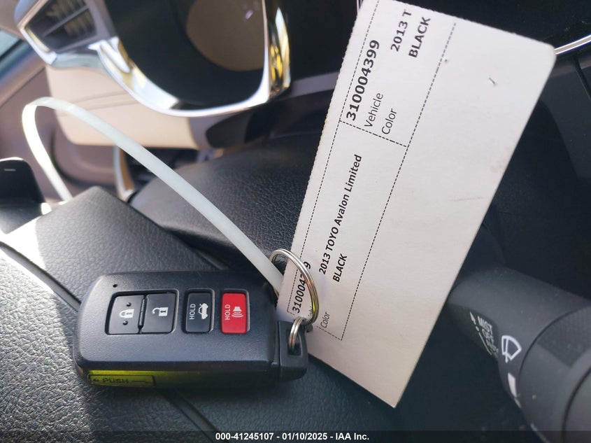 2013 TOYOTA AVALON PREMIUM/TOURING/LIMITED - 4T1BK1EBXDU039403