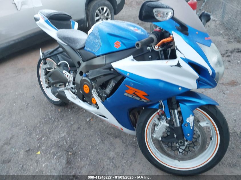 2013 Suzuki Gsx-R600 VIN: JS1GN7FA6D2102190 Lot: 41245227