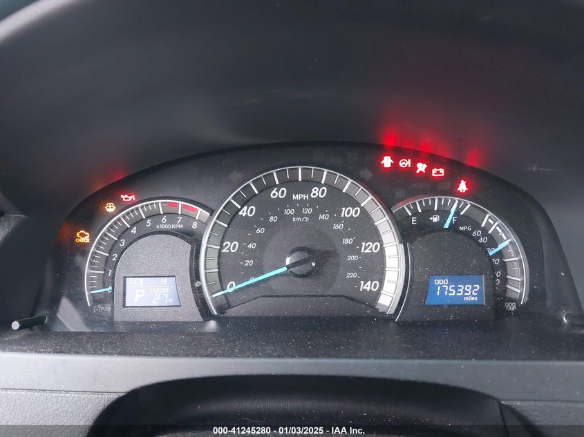 2013 TOYOTA CAMRY VIN: 4T1BF1FK9DU678164