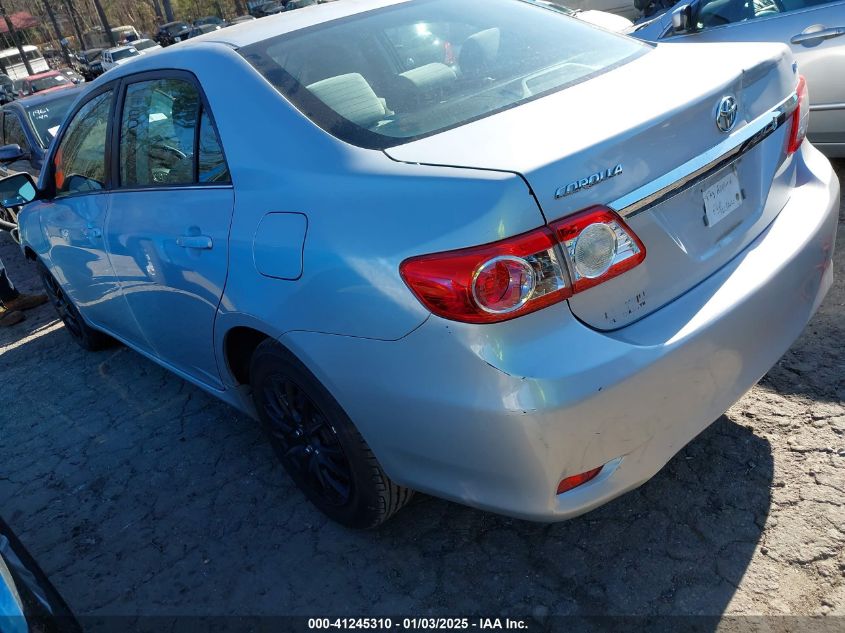 VIN 2T1BU4EE3DC954407 2013 Toyota Corolla, LE no.3