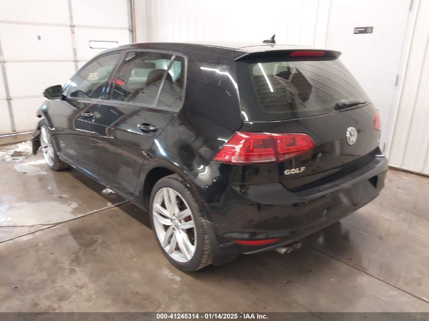 VIN 3VW2A7AU2FM017935 2015 Volkswagen Golf, Tdi no.3