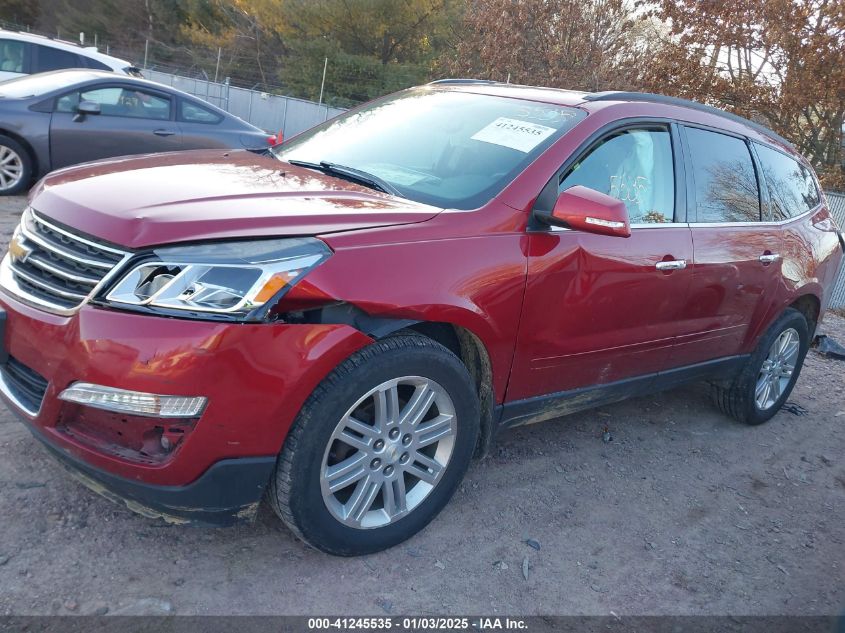 VIN 1GNKVGKD7EJ147461 2014 Chevrolet Traverse, 1LT no.2