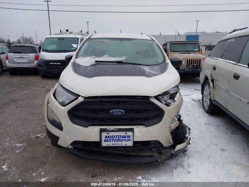 2022 Ford Ecosport S VIN: MAJ6S3FL5NC471614 Lot: 41245619