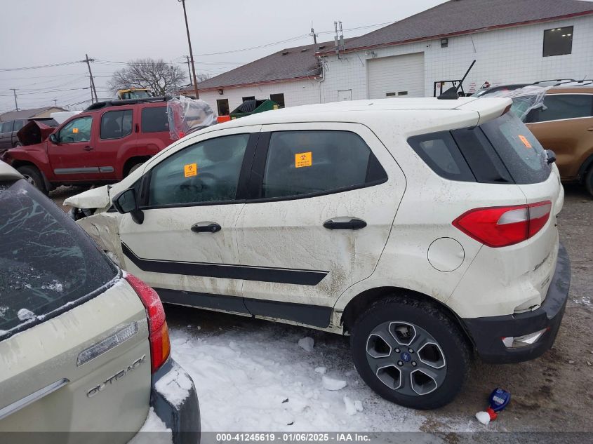 2022 Ford Ecosport S VIN: MAJ6S3FL5NC471614 Lot: 41245619