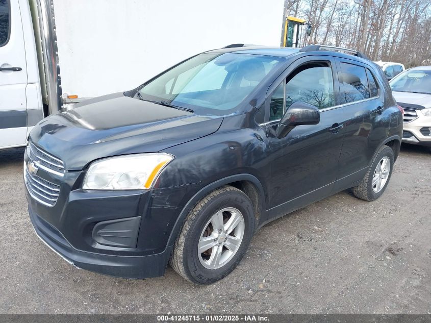 VIN KL7CJLSB9GB710357 2016 Chevrolet Trax, LT no.2