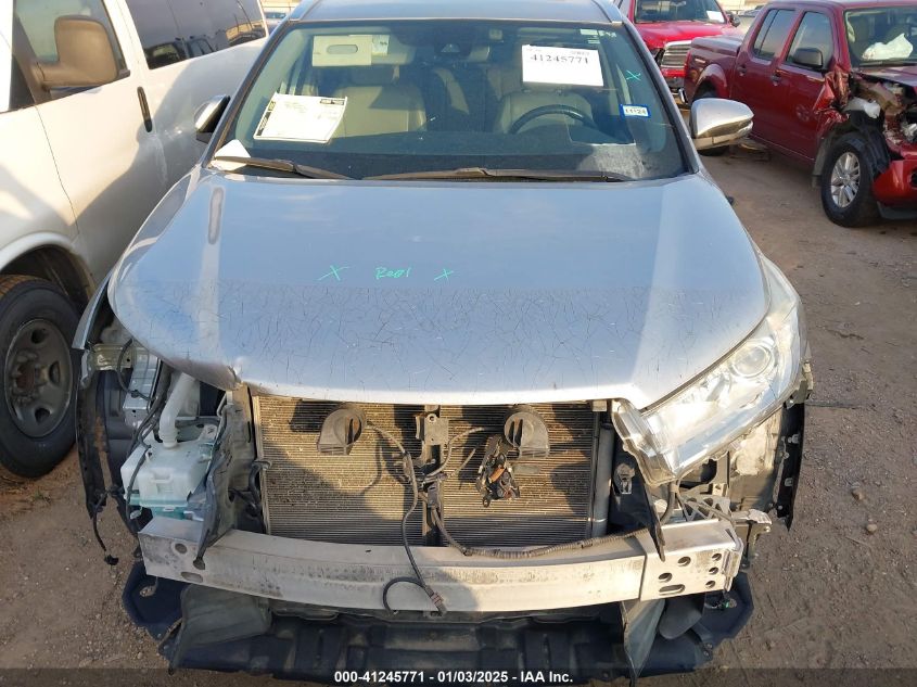 2018 Toyota Highlander Xle VIN: 5TDKZRFHXJS536940 Lot: 41245771