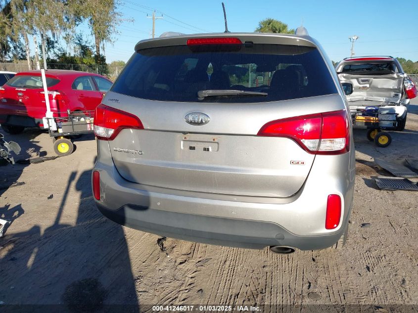 2014 Kia Sorento Lx VIN: 5XYKT4A65EG463974 Lot: 41246017